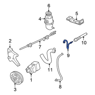 Chrysler OE - Power Steering Pressure Hose