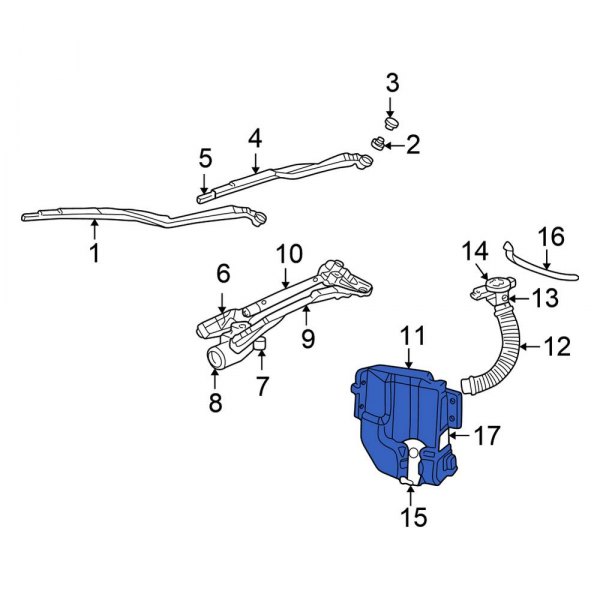 Washer Fluid Reservoir