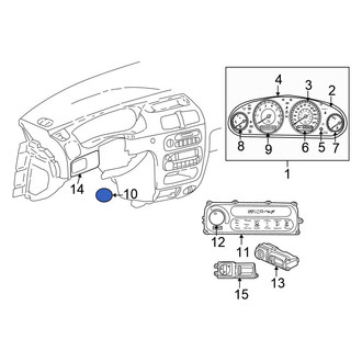 Chrysler OE - Clock