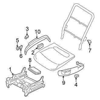 Chrysler OE - Seats & Tracks - Tracks & Components