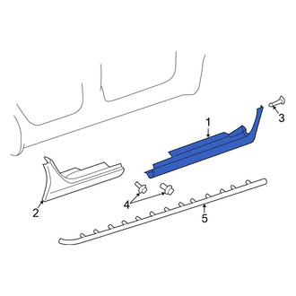 Chrysler OE - Front Left Rocker Panel Guard