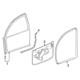 Chrysler OE - Front Door - Door & Components