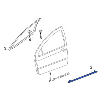 Chrysler OE - Front Door Molding