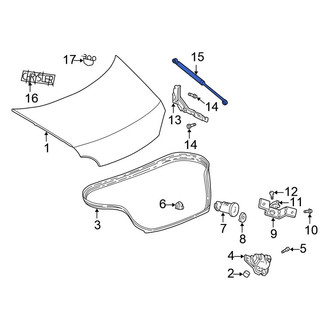 Chrysler OE - Trunk Lid Lift Support