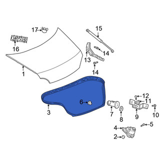 Chrysler OE - Rear Deck Lid Seal
