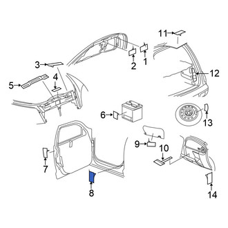 Chrysler OE - Air Bag Information Label