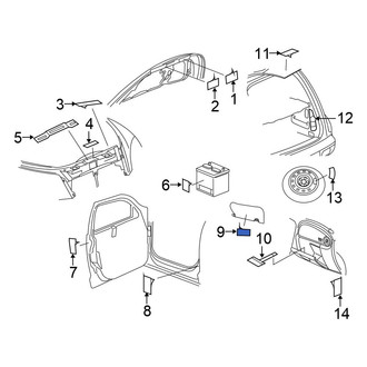Chrysler OE - Air Bag Information Label
