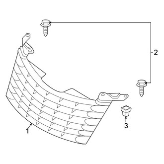 Chrysler OE - Grille & Components (Convertible)