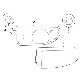 Chrysler OE - Front Lamps - Fog Lamps (Convertible)
