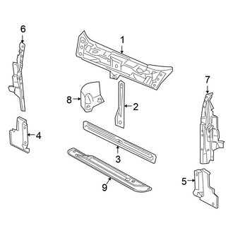 Chrysler OE - Radiator Support (Convertible)