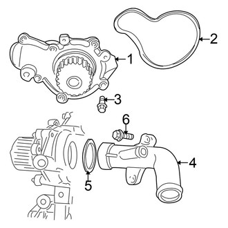Chrysler OE - Cooling - Water Pump (Convertible)