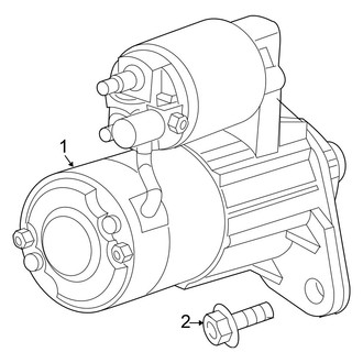 Chrysler OE - Electrical - Starter (Touring Convertible X Engine VIN Character)