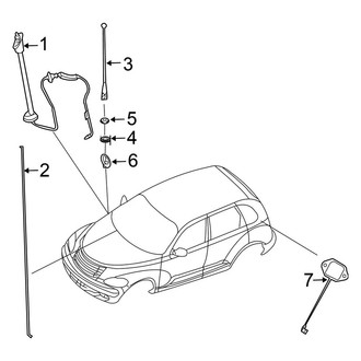 Chrysler OE - Electrical - Antenna (Convertible)