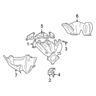 Chrysler OE - Exhaust System - Manifold (Convertible)