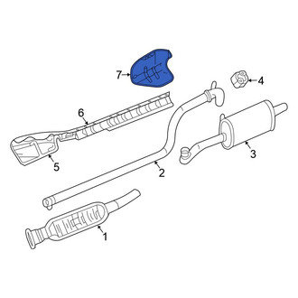 Chrysler OE - Rear Floor Pan Heat Shield