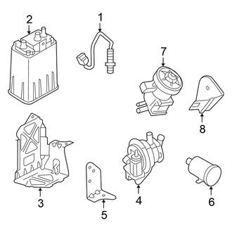Chrysler OE - Emission System - Emission Components (Convertible)