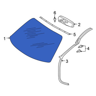 Chrysler OE - Front Windshield