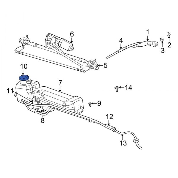 Washer Fluid Reservoir Cap
