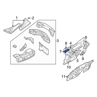 Chrysler OE - Cowl Water Deflector