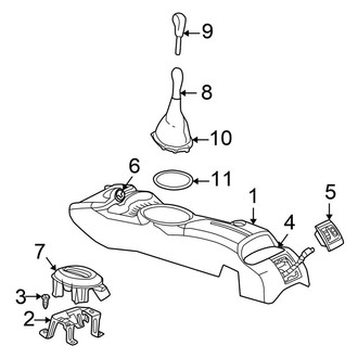 Chrysler OE - Center Console (Convertible)