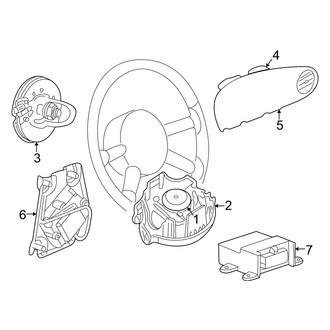 Chrysler OE - Restraint Systems - Air Bag Components (Convertible)
