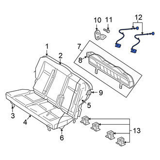 Chrysler OE - Rear Folding Seat Latch