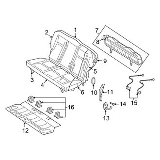 Chrysler OE - Seats & Tracks - Tracks & Components (Convertible)