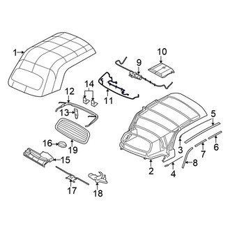 Chrysler OE - Convertible Top Wiring Harness