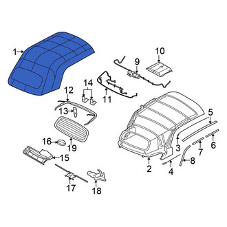 Chrysler OE - Convertible Top