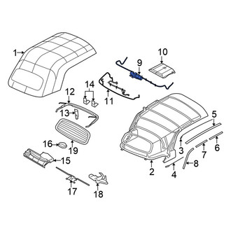 Chrysler OE - Convertible Top Hydraulic Pump
