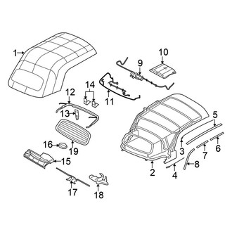 Chrysler OE - Convertible/Soft Top - Cover & Components (Convertible)