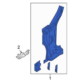 Chrysler OE - Right Outer Windshield Frame