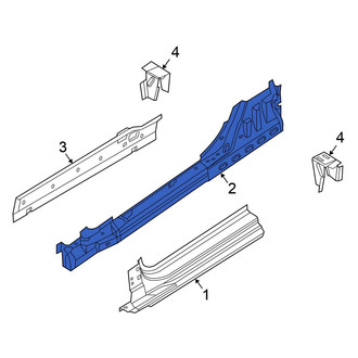 Chrysler OE - Left Inner Rocker Panel