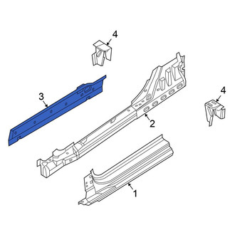Chrysler OE - Left Rocker Panel Reinforcement
