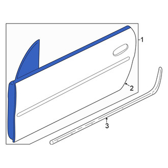 Chrysler OE - Front Left Door Shell