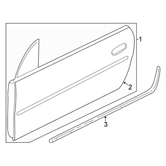 Chrysler OE - Front Door - Door & Components (Convertible)