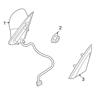 Chrysler OE - Front Door - Outside Mirrors (Convertible)