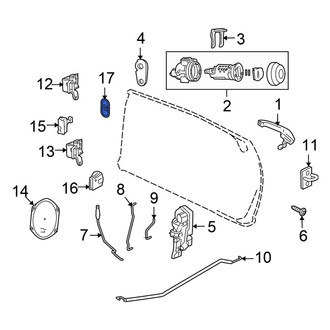 Chrysler OE - Door Check Gasket