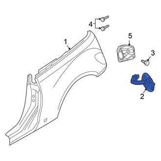 Chrysler OE - Rear Fuel Filler Door