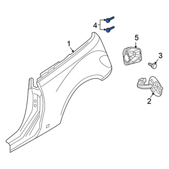 Chrysler OE - Fuel Door Bumper
