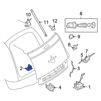 Chrysler OE - Rear Deck Lid Striker
