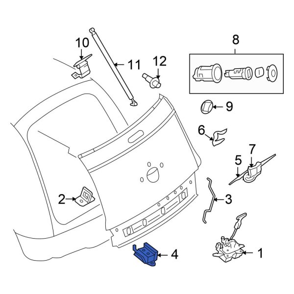 Trunk Lid Release Switch