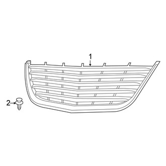 Chrysler OE - Front Bumper - Grille & Components