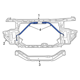 Chrysler OE - Right Radiator Support Panel Reinforcement