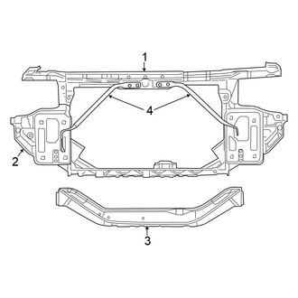 Chrysler OE - Radiator Support