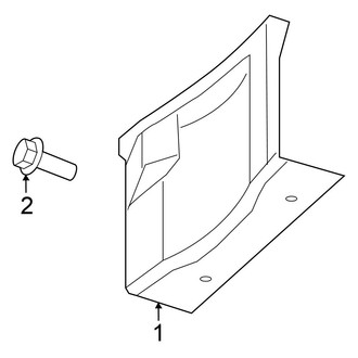 Chrysler OE - Radiator Support - Splash Shields