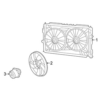 Chrysler OE - Cooling Fan (2.4L)
