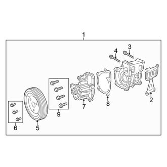 Chrysler OE - Cooling - Water Pump (2.4L)