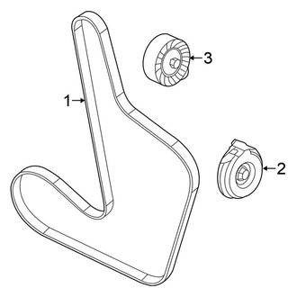 Chrysler OE - Cooling - Belts & Pulleys (Flex)