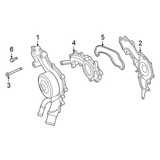 Chrysler OE - Cooling - Water Pump (3.6L)